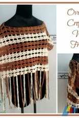 Be A Crafter - Maz Kwok - Crochet Oversized Crop Top with Fringes - Free