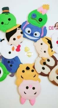 Di Feltro - Tsum Tsum Disney - Portuguese - Free