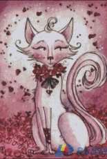 HAED HAEQSANR 2412 QS Curley Tailed Rosey by Annie Rodrigue