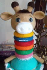 Deti toys amigurumi - Maria Galimzyanova - Pyramid Giraffe - Russian - Free