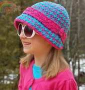 A Crocheted Simplicity - Jennifer Pionk - Houndstooth Cloche