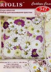 Riolis 942  Pillow with Daisies PCS