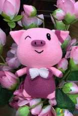 pig pink orange