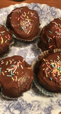 airfryer chocolate chip cupcakes