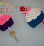 Cubilete cubre llaves - Cupcake key cover