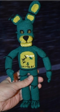 Mary Toy Sand pattern - Springtrap - Спрингтрап - Russian