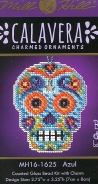 Mill Hill Calavera MH16-1625 Azul XSD