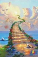 HAED HAEJMW 2477 All Cats Go To Heaven by Jim Warren (Large Format)