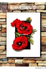 Coricamo 10172 - Mohnblumen 3D From Dein Kreuzstich Magazin 4-2019 XSD