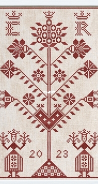 Modern Folk Embroidery - A Tree of Friendship PCS