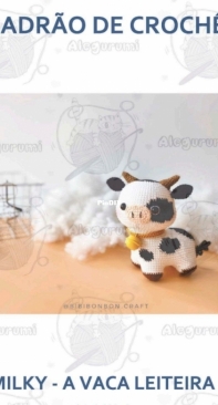 BiBiBonBon Craft - Do Phuong Dung - Milky the Milky Cow - Milky a Vaca Leiteira - Portuguese - Translated