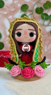 Najera Crochet by Grace - Grace Najera - Virgin of Guadalupe - Virgen de Guadalupe - Spanish