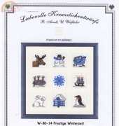 Liebevolle Kreuzstichentwurfe LKE W-80-14 - Frostige Winterzeit