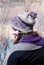 Mosaic Knot Hat and Scarf by by Sommerfeld & MacKay - Ancient Arts
