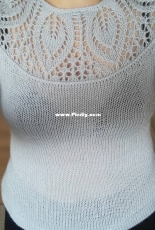 Leaf yoke top by Angela Hahn