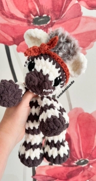 Bkay Crochet Co - Brandi Martin - Zara the Zebra