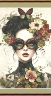 Stitches Sew Beautiful - Spring Steampunk Woman 1