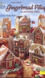 American School of Needlework 3652 - Gingerbread Village on Perforated Plastic