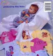 American School of Needlework ASN 3544 Baby Designs for Waste Canvas by Sam Hawkins