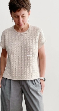 Delicate Cables TOP by Kate Terentyeva