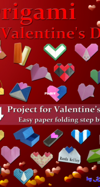 Origami Valentine’s Day – 24 Projects For Valentine’s Day - Kasittik-2024