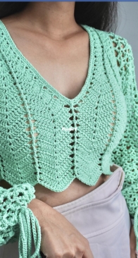 Yarn And Fins - Kaye Estefanio - Meribella V2 Top