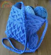 Quinn Cabled Bag by CogKnition -Free