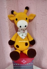 girafa stanley finalizada Amigurumi