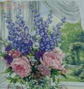 DIM Peonies and Delphiniums