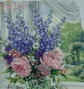 DIM Peonies and Delphiniums