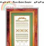 Pawprintings Acorn Basket Sampler