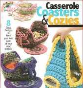 Annies Attic 876560 Crochet Casserole Coasters and Cozies