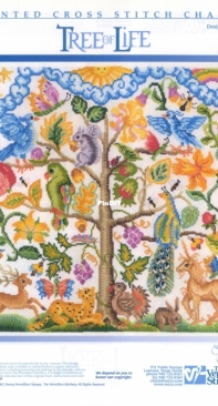 The Vermillion Stitchery 291 Tree of Life by Donna Vermillion Giampa XSD