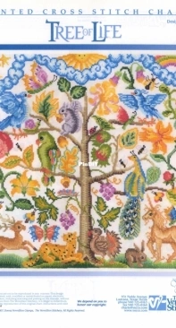 The Vermillion Stitchery 291 Tree of Life by Donna Vermillion Giampa XSD