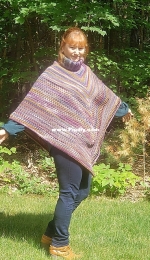 Merri Purdy - Adirondack Sky Poncho - Free