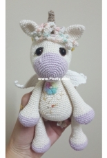 Amigurumi Unicorn  Flower