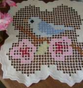 doily bird hardanger