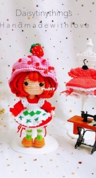 Daisy Tiny Things - Daisy - Hạnh Mèo - Strawberry Shortcake Doll
