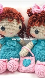 Atelie MariaRe - Regina Stein - Lilica Amigurumi Doll - Boneca de Amigurumi Lilica - Portuguese