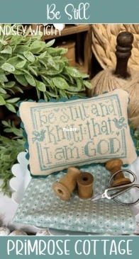 Primrose Cottage Stitches - Be Still - By Lindsey Weight