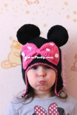 Beautiful Crochet Stuff - Jane Green - Minnie Mouse Hat - Free