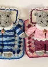 Moji Moji Design- Janine Holmes - Harvey and Harriet Hippo Sleepover Party