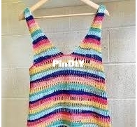 Cesca and Woodrowsca - Cesca Woodrow - Rachel Bryan - Ladder Vest Top