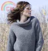Ash Sweater Knitting Pattern by John Brinegar/Tahki Stacy Charles-Free