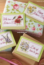 To Mum With Love - Mothers Day Cards by Fiona Baker from Cross Stitch Gold 163 XSD