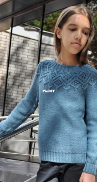 Crystal Sweater kids - Irina Dmitrieva - Russian