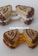 Crochet Cake Sachets and Copacetic Crocheter -Normalynn Ablao- Grilled Cheese - Free
