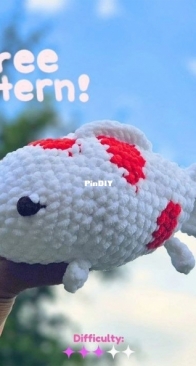 Crafting in glory - Glory Shofowora - Tiny Koi Fish No Sew - Free