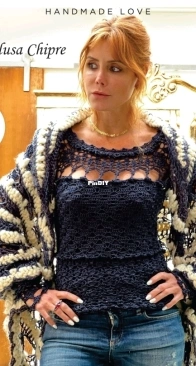 Handmade Love - Vanessa Montoro - Blusa Chipre - Portuguese