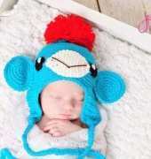 Jenny and Teddy - Jane Chan - Blue Monkey Hat - Free
